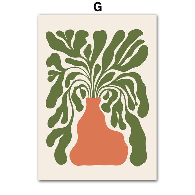 Роза неправильной цветовой гаммы, геометрические фигуры, настенные художественные постеры, принты, скандинавская картина на холсте, абстрактные картины, декор для гостиной