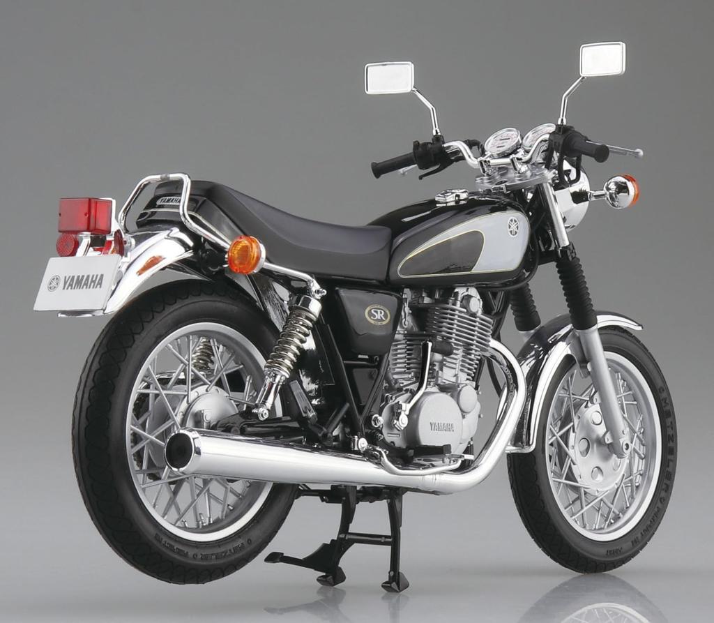 Aoshima Bunka Kyozaisha The Bike Series Yamaha 1JR SR500 Пластиковая модель 1/12 № 20 SR400/1JN '96