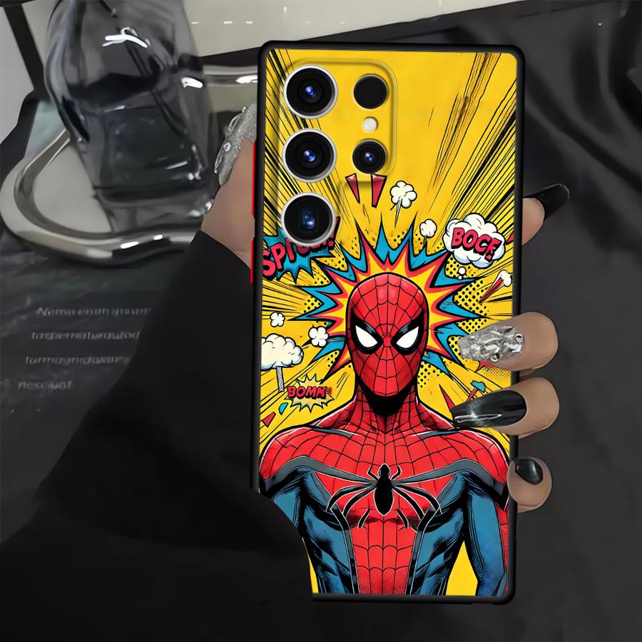 Чехол для Samsung Galaxy Note 20 Ultra 10+ S24 Plus S25 Ultra S21 S20 FE S23 FE S26 S22 Funda Задняя крышка телефона Marvel Comic
