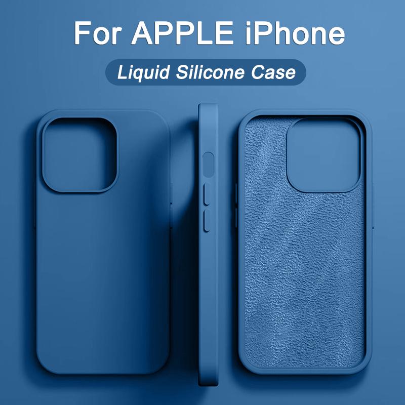 Для iPhone 15 14 13 12 11 Pro Max чехол квадратный жидкий силиконовый чехол для iPhone 15 14 XR X XS 7 8 Plus мягкий противоударный чехол