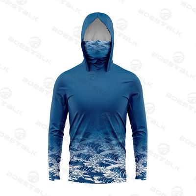Камуфляжная одежда для рыбалки Luya с длинным рукавом, для улицы, быстросохнущая, дышащая, защита от УФ, с капюшоном, мужская