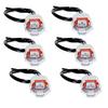 6 x Connector of Fuel Injector FJ1019 Fits: FX35 JX35 Altima Maxima Pathfinder