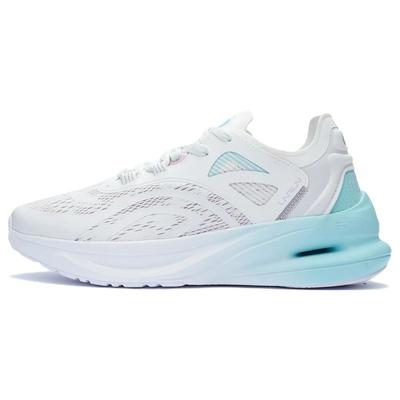 Кроссовки женские Li Ning Running Shock Absorbing Reflective Rebound Low Top Sneakers White Blue ARSR036-3