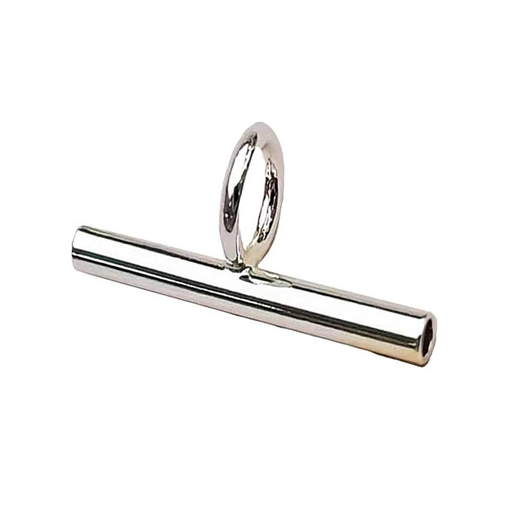 Elegant Silver Brooch Converter Metal Texture for Creating Fashionable Pendant Necklaces from Various Brooch Designs