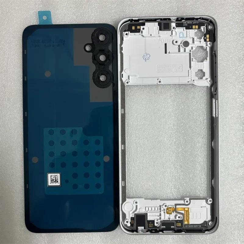 Для Samsung Galaxy 05S SM-a057F Полный корпус Средняя рамка Задняя крышка аккумулятора Задняя часть С линзой камеры Запасные части для ремонта