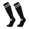 Knee High Soccer Socks for Men Women Stretchy Compression High Tube Socks Striped Athletic Socks for Football Baseball Softball