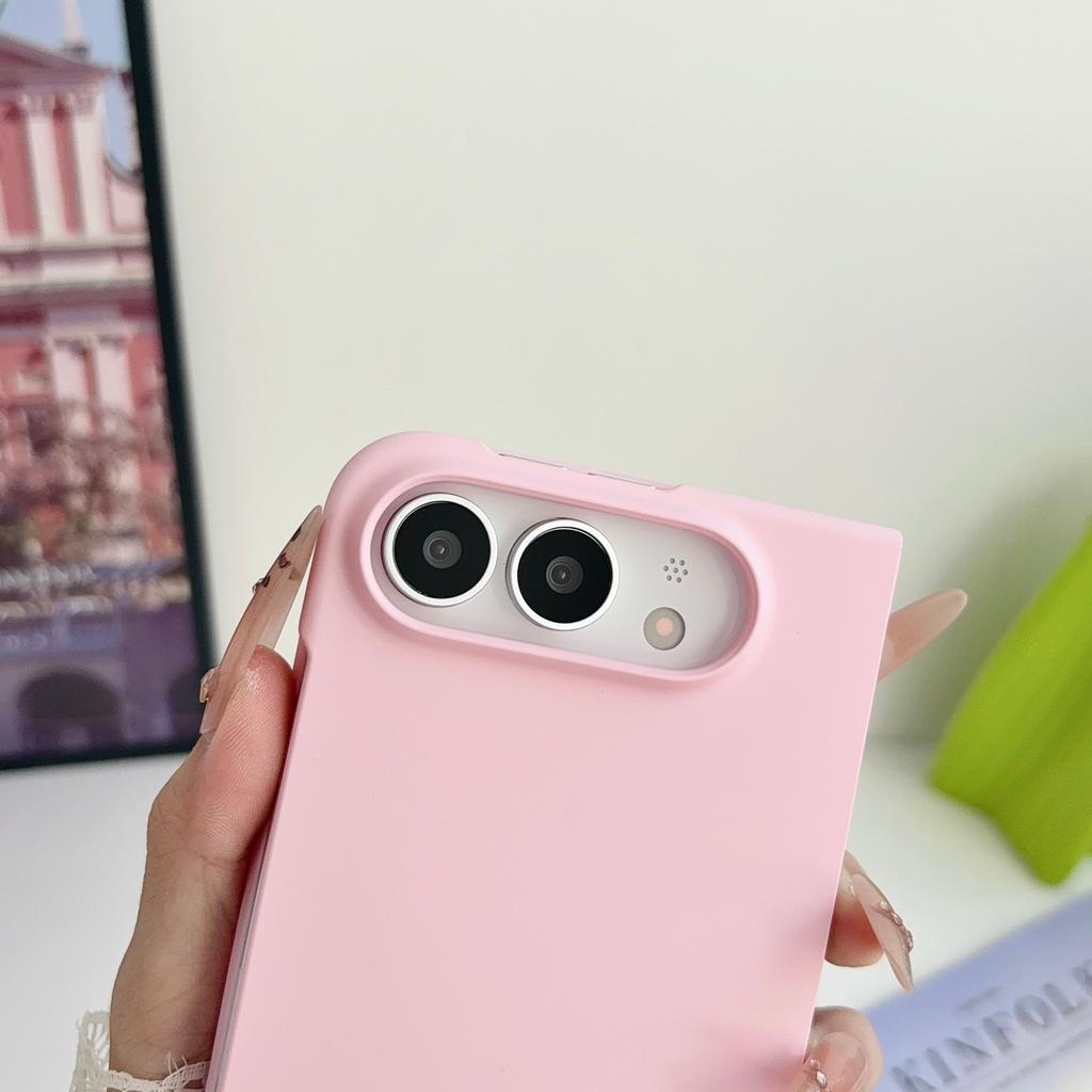 Korea Dopamine Candy Color Matte Phone Case for IPhone Ultra 18Fold Hinge Protective Hard Shockproof Back Cover for IPhone18Fold