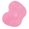 3pcs Makeup Brush Cleaning Mat Silicone Foldable Cosmetic Clean Brush Scrubber Pad with 5 Suction