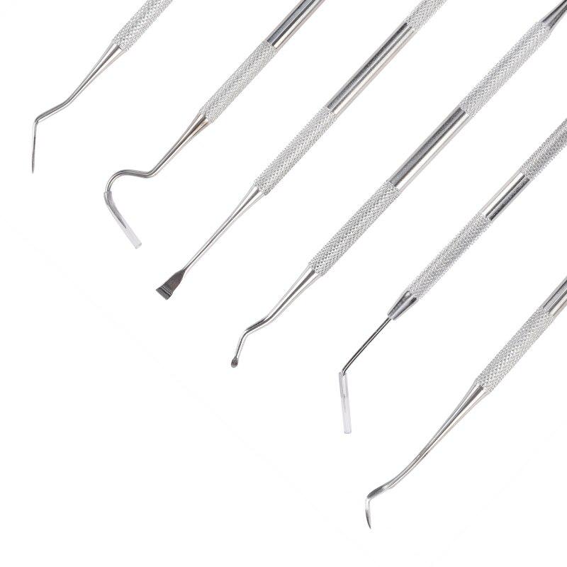 6 шт. / Набор из 4 предметов из нержавеющей стали, универсальный набор для чистки охотничьего оружия, тактический инструмент для чистки винтовки, пистолета