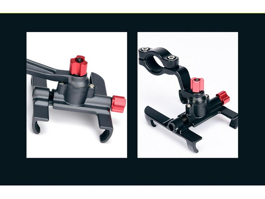 PROMEND алюминиевый сплав регулируемый вращающийся держатель телефона для велосипедов и мотоциклов