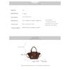 Handbag Women PU Woven Texture Adjustable Strap Daily Commute