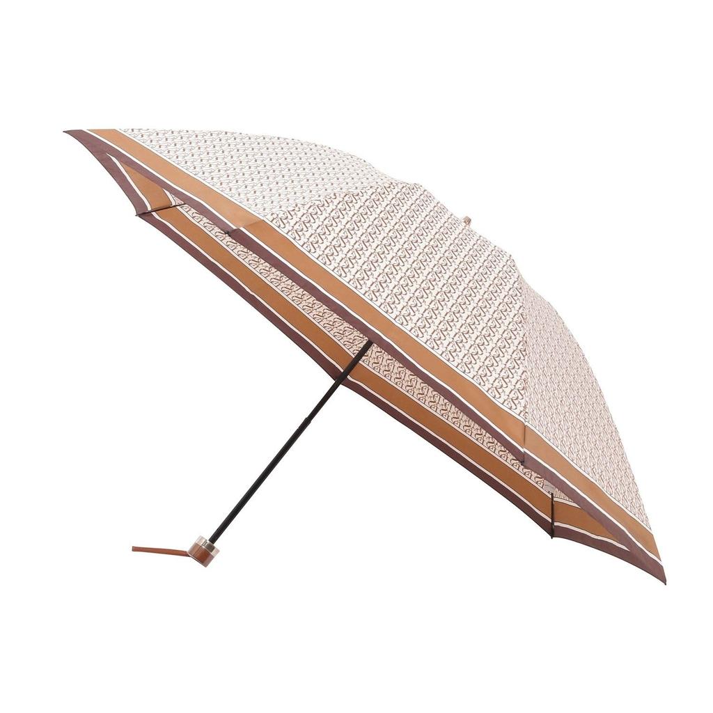 Moonbat Rain Folding Beige [Ducks] Umbrella, Umbrella, Women's, Brand, Durable, Commuting, School, Twill, Monogram, All-over Pattern, 21-125-11276-02,