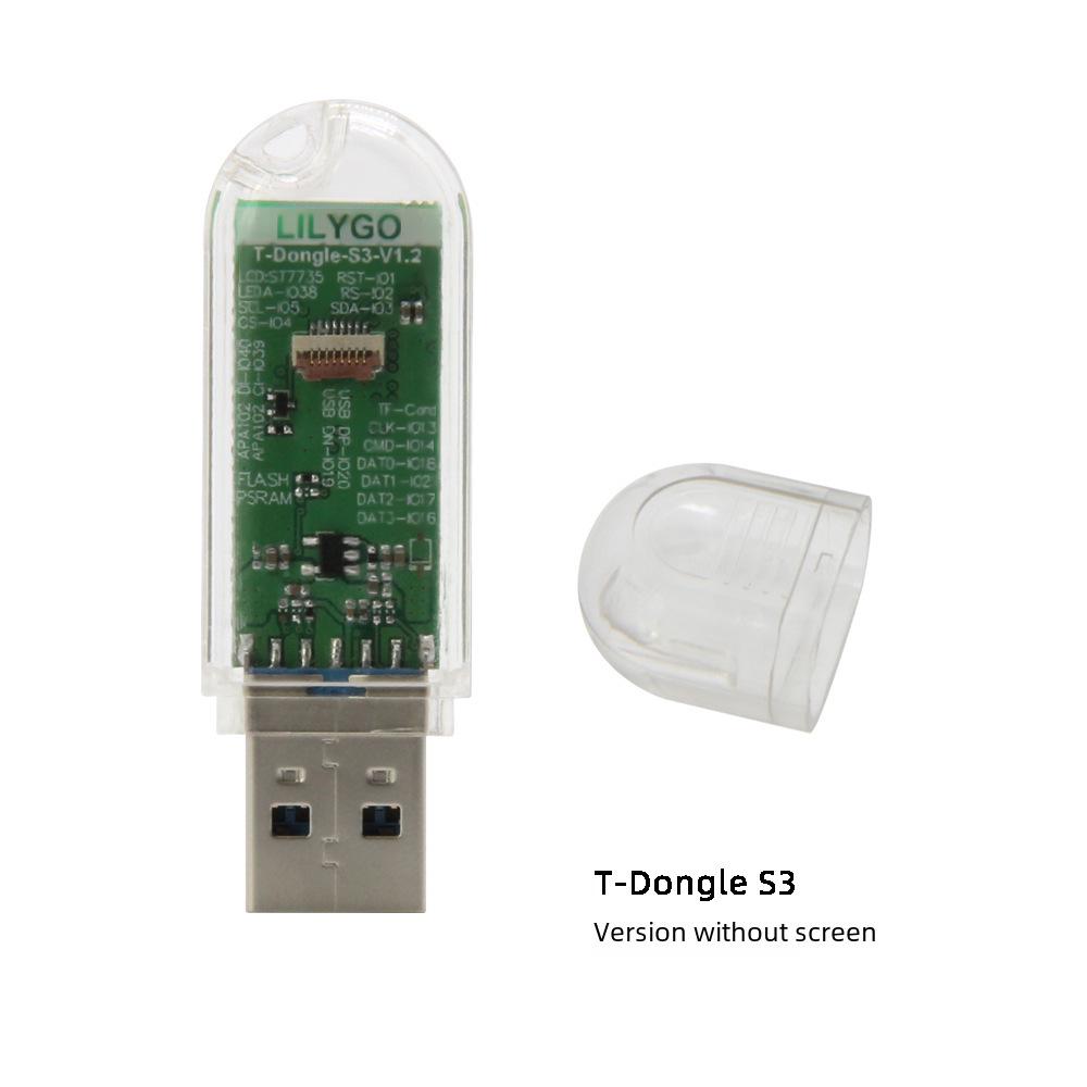 LILYGO® T-Dongle-S3 Отладочная плата с 0,96-дюймовым ЖК-дисплеем, WiFi, Bluetooth и поддержкой TF-карты