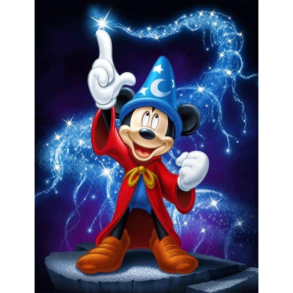 Disney Алмазная живопись 5D Микки Волшебник DIY Ручная работа Подарок для гостиной Спальни Офиса Домашний декор