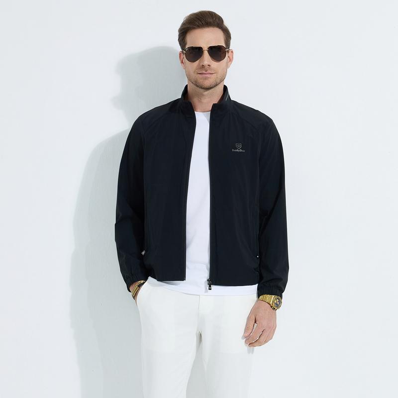 Men's Spring 2025 Thin Outdoor Sports Hot Stamping Jacket