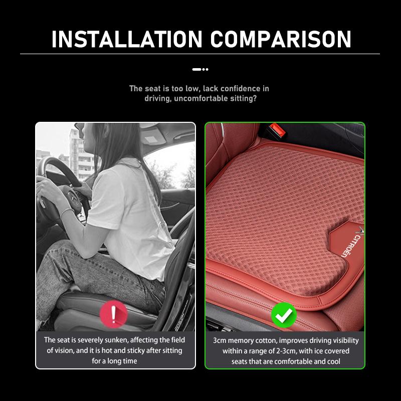 Car Seat Cushion Thicken Breathable Ice Silk Protector Pad For Citroen Jumper Celysee Cactus Picasso Aircross Saxo Grand