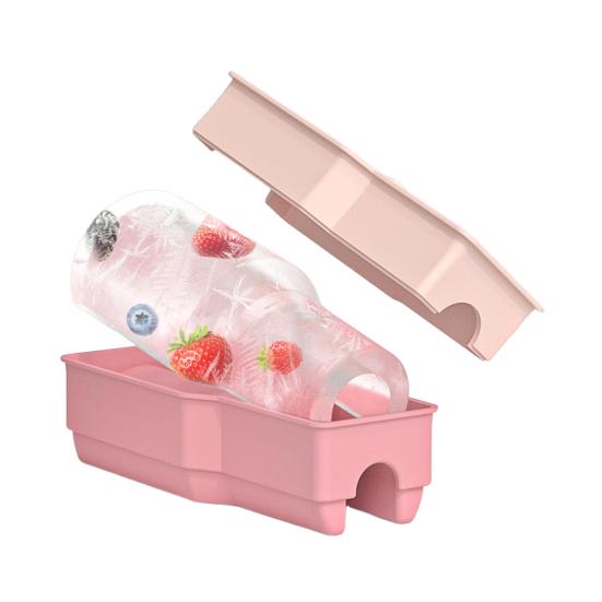 Силиконовый лоток для кубиков льда для стакана 20-40 унций, полый цилиндрический дизайн, лед