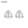 Lindon Copper Alloy Zircon Earrings Drop Earrings For Women Wedding Party Gifts