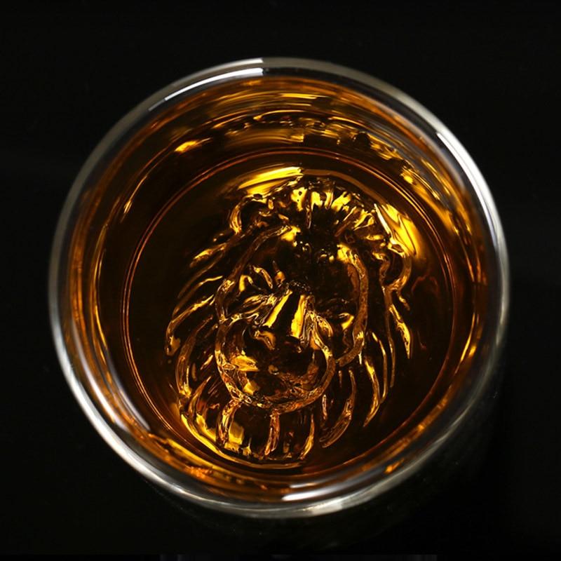 Creative lion head glass glass glass glass cup glass glass cocktail cup bar party dinner kitchen wedding | Beer Cups