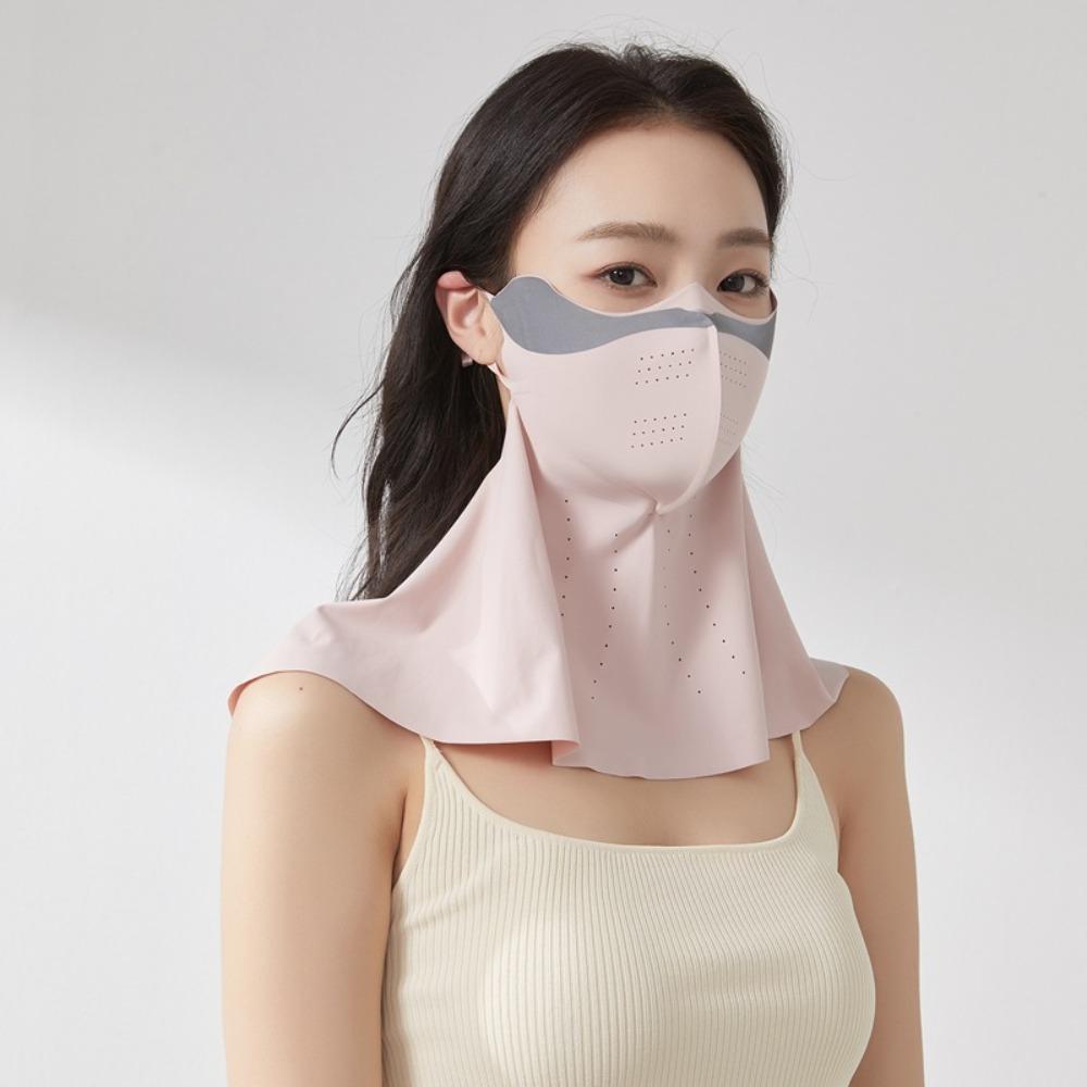 3D Breathable Sun Protection Mask UPF50+ Sunshade Face Mask New Anti-UV Neck Scarf Outdoor