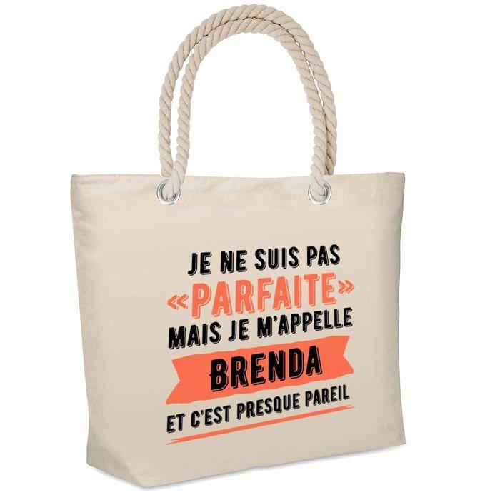 Sac de plage - PLANETEE - Brenda Parfaite - Coton - Isotherme (motif) - Grande contenance