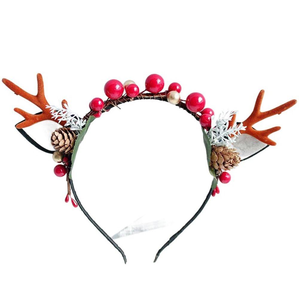 Make Up Flower Branch Hair Accessories Antlers Headband Korean Style Head Hoop Women Hair Band