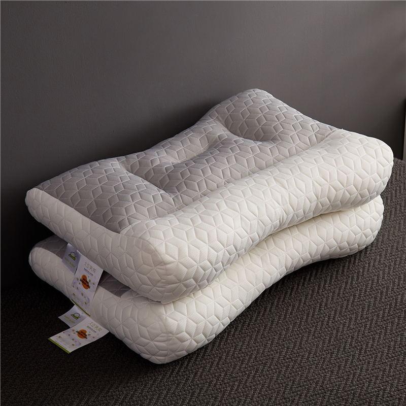 Подушка из волокна против натяжения, подушка для шеи, непроминающийся сердечник подушки, подушка для улучшения сна, подушка для восстановления шейного позвонка