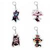 Cartoon Anime Hazbin Hotel Acrylic Keychains Pendant For Women Men Creative Bag Decoration Accessories Jewelry Fans Gift