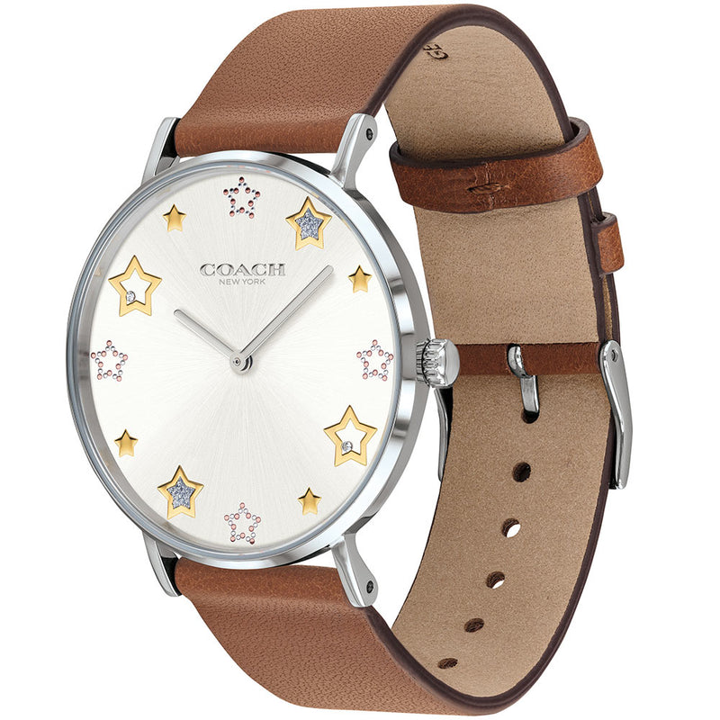 Coach Женские часы Perry из коричневой кожи - 14503242