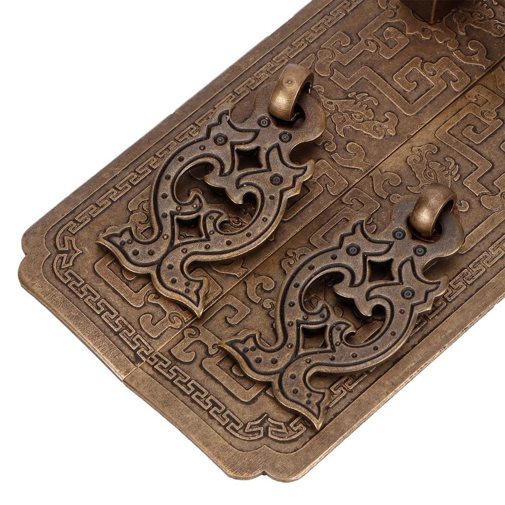 Botanical Pattern Pull Handles Brass Cabinet Door Handle Vintage Door Handle Set Decoration