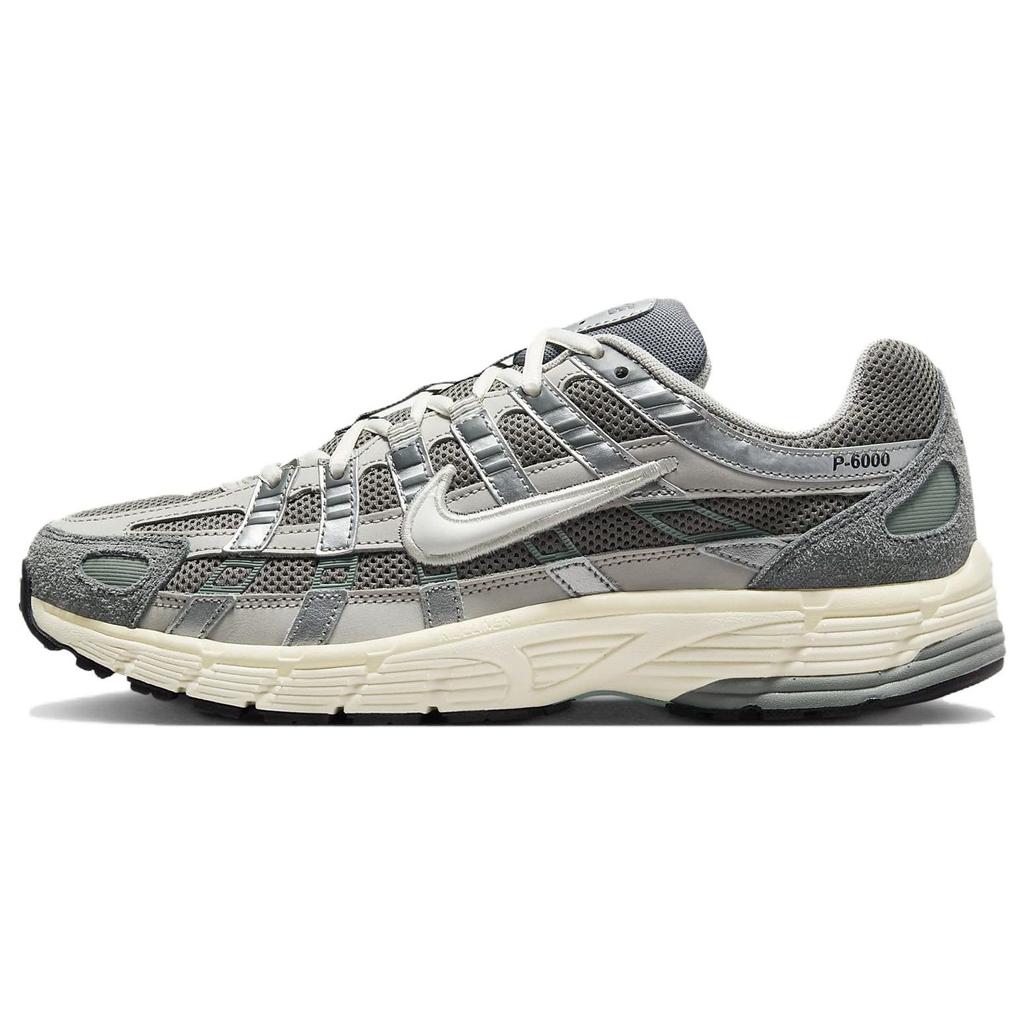 Nike P-6000 Flat Pewter Unisex Sneakers Grey Light-Iron-Ore Metallic-Silver FN7509-029