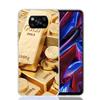 Чехол для телефона с принтом «Золотой узор» для Xiaomi Poco X7 X6 X5 Pro F7 Ultra Redmi 15C 15 13 13C 12 12C 10 10A 10C 9 9A 9C 9T Cov
