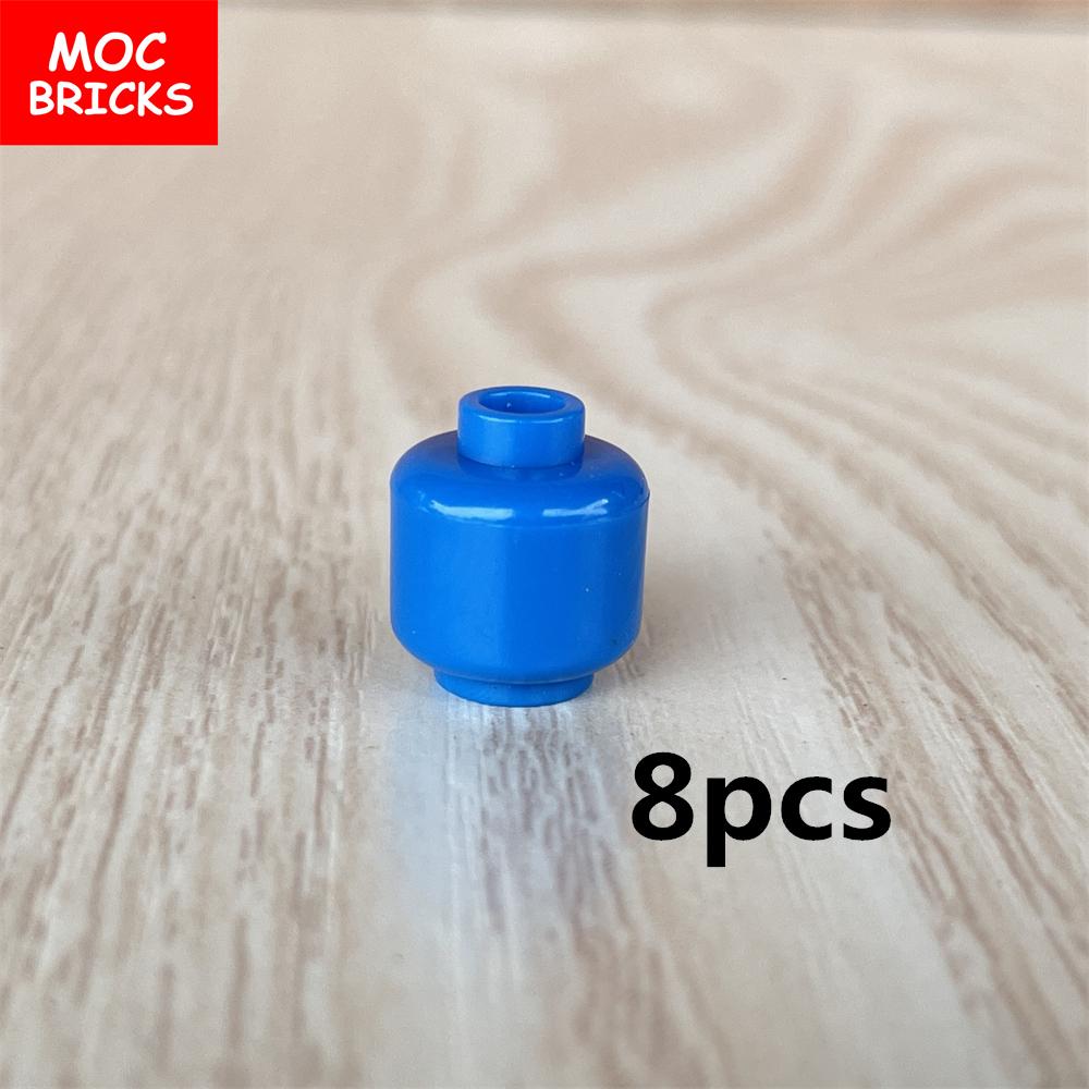 Фигурка MOC Bricks Пустая Голова Лицо Банка Бутылка Аксессуары Собранная Деталь Строительные Блоки Игрушки Для Детей