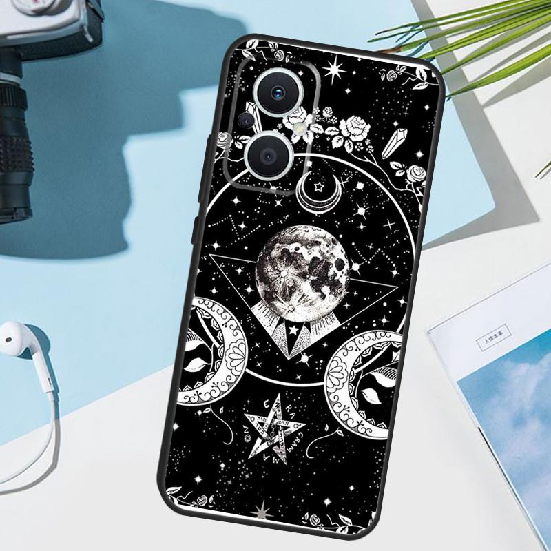 Лунное Полнолуние Колдовской Таинственный Тотем Чехол Для OPPO Reno 14 F 13F 12F 11F 10 11 12 13 Pro 7 8 Lite Чехол OPPO Find X9 X5 X6 X8 Pro