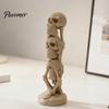 Декорация Череп Ужаса, 3D-печатная штабелируемая фигурка, Готическая статуэтка «Не говори, не слышь, не видишь», для вечеринки на Хэллоуин, для дома и офиса, прочная скульптура