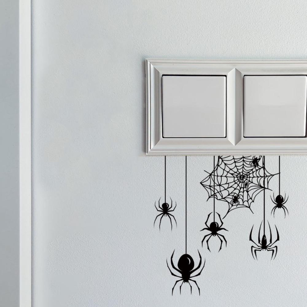 Realistic Halloween Ghost Wall Sticker PVC Spooky Floor Sticker Halloween Party Atmosphere Prop