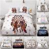 Home Textiles 3D Digital Printing Letter Dream Catcher Collection Fantasy Feather Man Tu Bedding Three-Piece Set