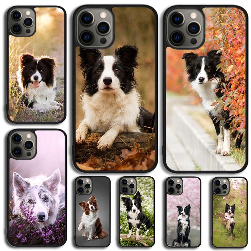 Border Collie Dog Phone Case For iPhone 17 Air 15 16e 14 13 Pro Max Coque 12 11 Pro Max PLUS cover