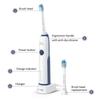 Philips HX3226 Электрическая зубная щетка для взрослых, перезаряжаемая звуковая вибрационная зубная щетка для пар (со встроенной насадкой * 2) Интеллектуальный отбеливающий уход за деснами