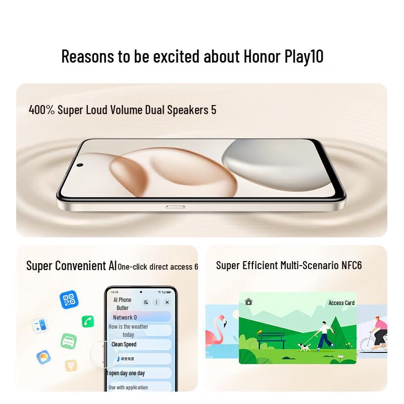 Honor Смартфон Play10 5G (Китайская версия)