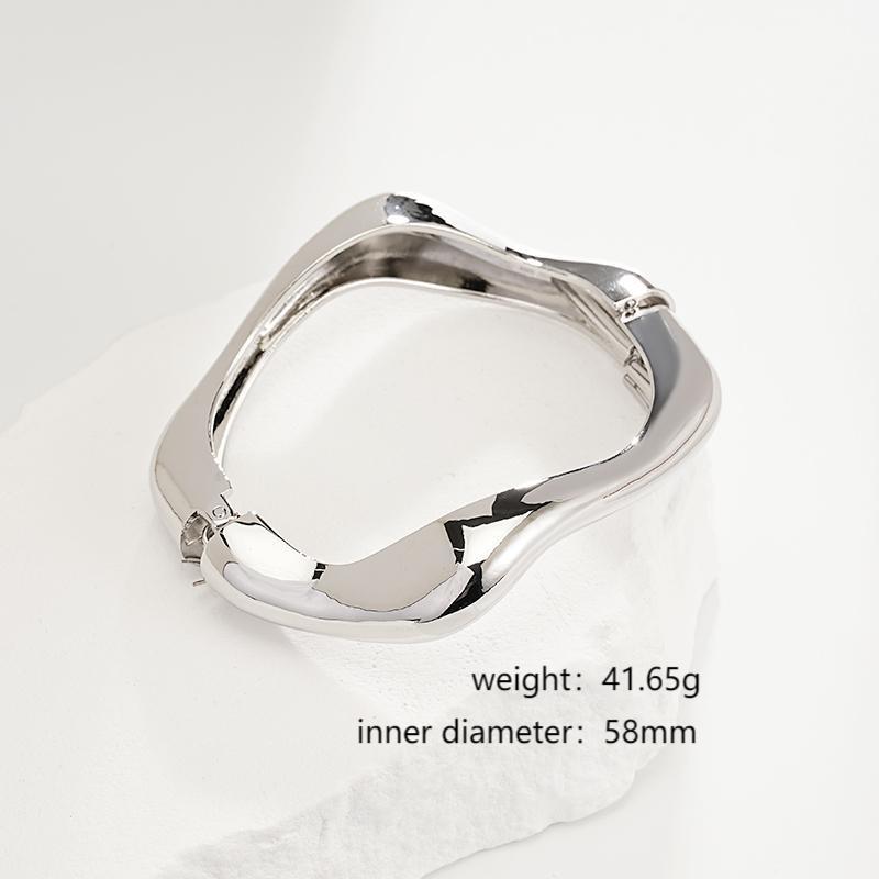 Браслет-манжета с переплетающимися кольцами - Европейский и американский дизайн в стиле легкой роскоши для женщин