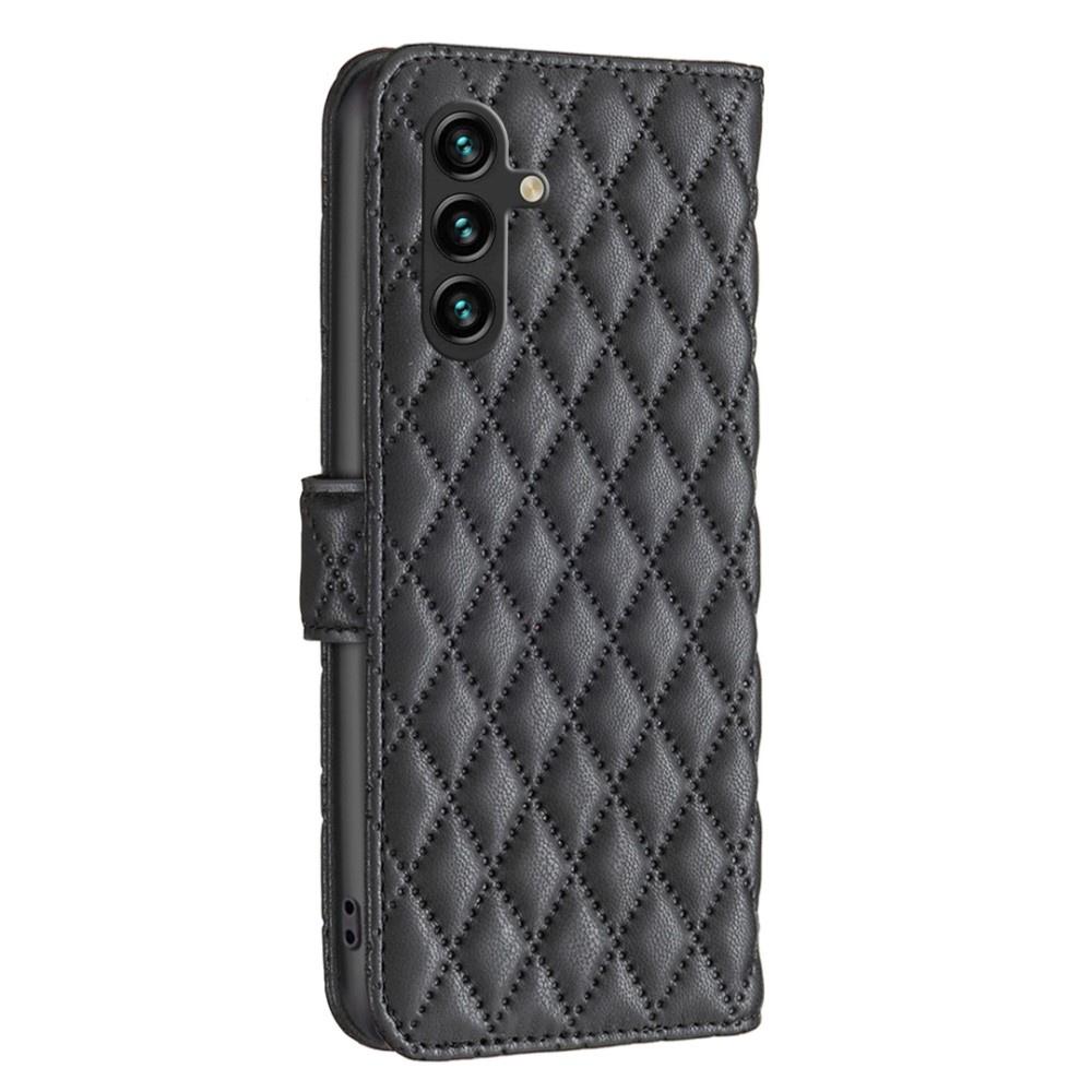 Flip Case for Samsung Galaxy A56 5G, Wallet, BINFEN COLOR, Black