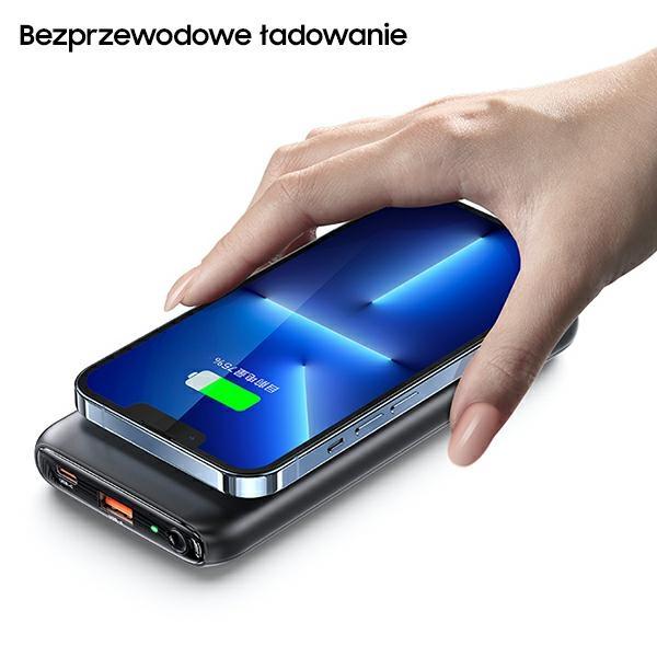 Powerbank USAMS 10000mAh 20W QC3.0 Power Delivery Magnetic Niebieski