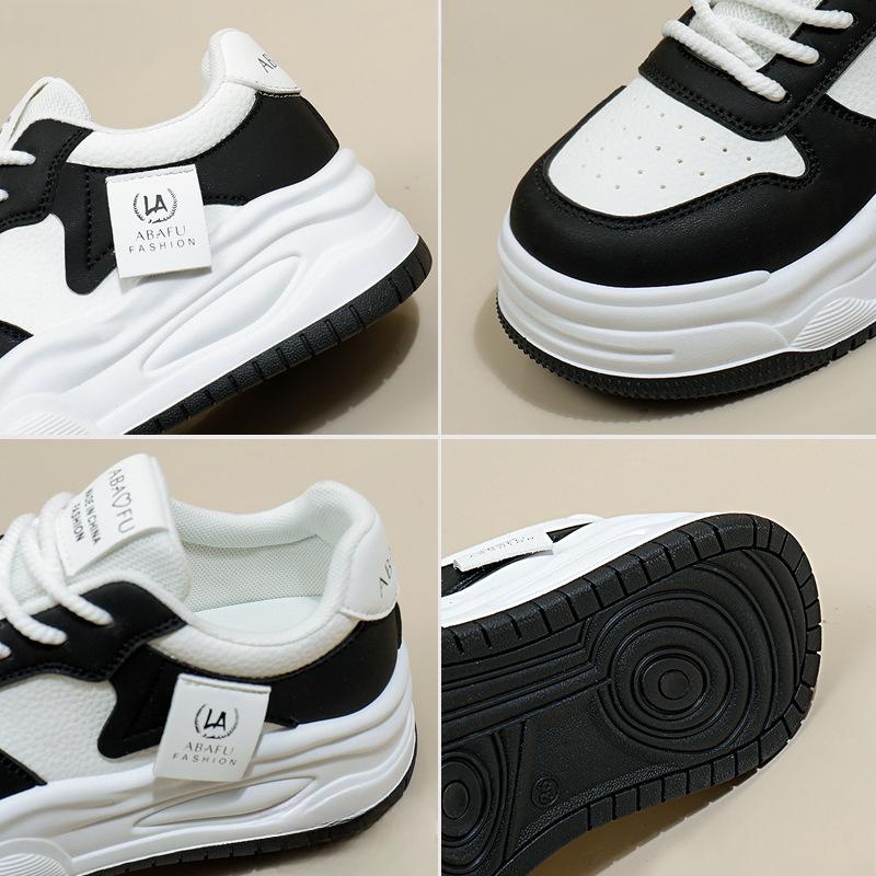 Женские белые туфли, новые осенние студенческие универсальные повседневные туфли Instagram, модные кроссовки на платформе