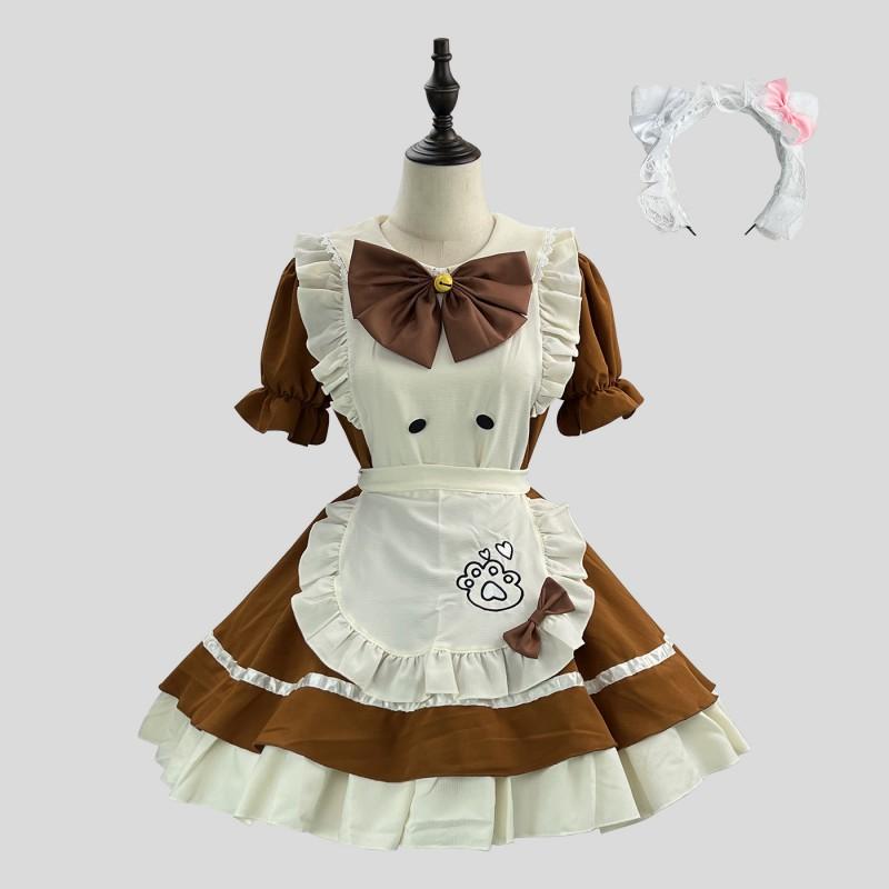 Cute Maid Cosplay Lolita Halloween Costume Anime Role Play