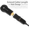 Адаптер HDMI 19-контактный женский на HDMI 19-контактный женский(черный)