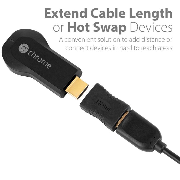 Адаптер HDMI 19-контактный женский на HDMI 19-контактный женский(черный)