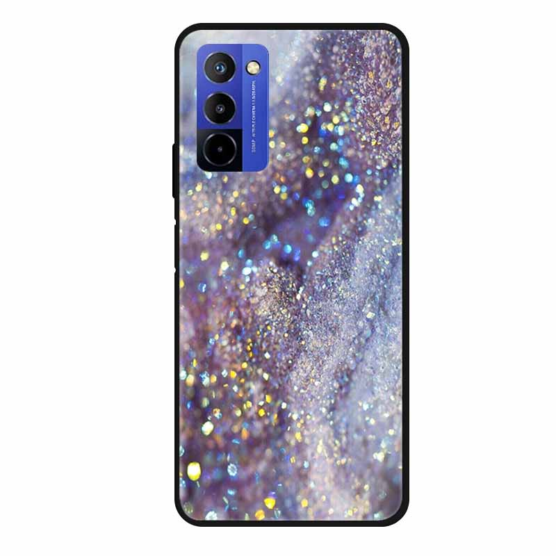 Чехол для Wiko 10 Мраморный 6.75" ТПУ Мягкий Силикон Задняя Крышка Чехол для Телефона для Wiko 10 Wiko10 Coque Мультяшный Ударопрочный Противоударный Funda
