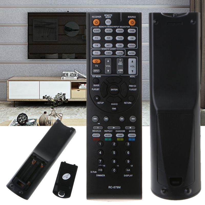 Пульт ДУ RC-879M Замена для AV-ресивера Onkyo TX-NR535 TX-SR333 HT-R393 HT-S3700 Усилитель