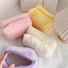 Soft Plush Makeup Bag for Women Winter New Fluffy Cosmetic Make Up Storage Bag Case Girls Travel Toiletry Wash Handbag